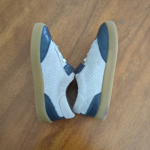 OLD SOLES Leezy | Navy/Grey Suede shoes toddler size EUR25 / US9 GUC - Picture 4 of 6